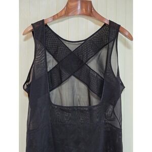 Kymaro New Body Shaper Shaping Top Womens 2XL Black Mesh Shapewear Tank